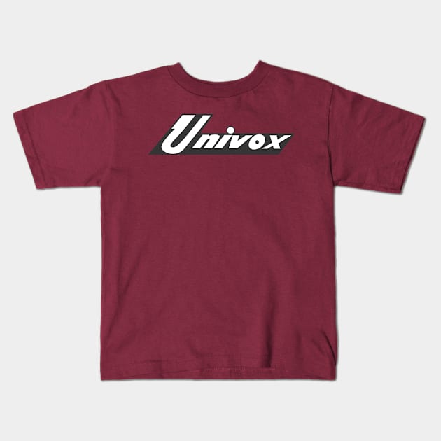 Univox Retro Guitar Bass Amp Kids T-Shirt by carcinojen